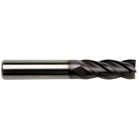 5/8 Diameter X 5/8 Shank 4-Flute Regular Length Typhoon Red Series Carbide End Mills